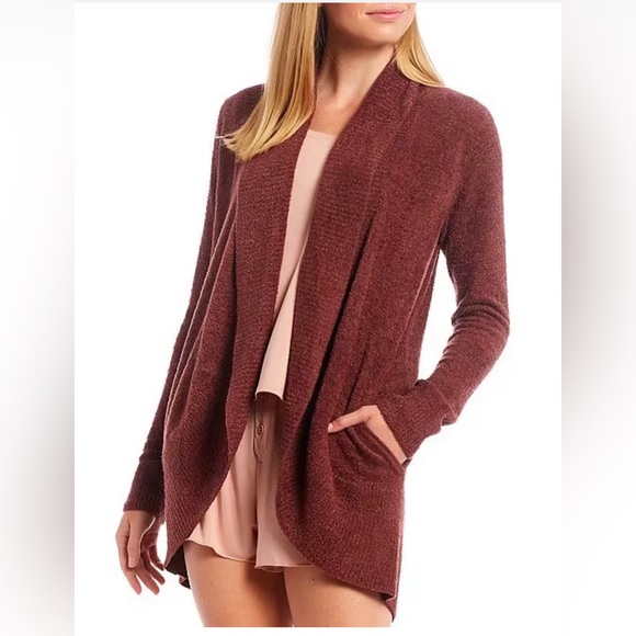 Barefoot Dreams Sweaters - Barefoot Dreams Bamboo Long Sleeve CozyChic® Lite Circle Lounge Cardigan